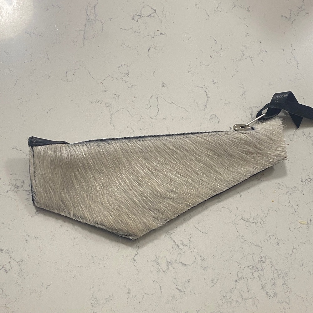 Wristlet Pouch in Light Gray